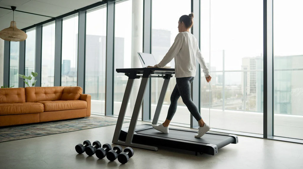 Smooth abstract loop for posture practice